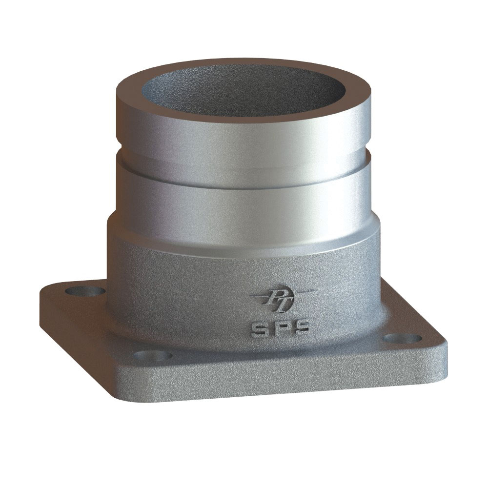 PT Coupling Safety Tank Solutions 50570 Pipe Flange, 2 in Flanged x 3 in Grooved