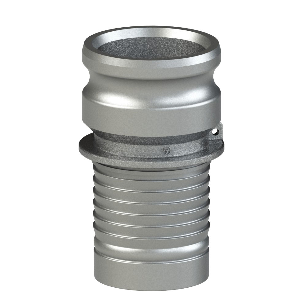 PT Coupling ProGrip 5712008 Adapter Body, 2 in Male Adapter x 2 in Hose Shank, 316 Stainless Steel