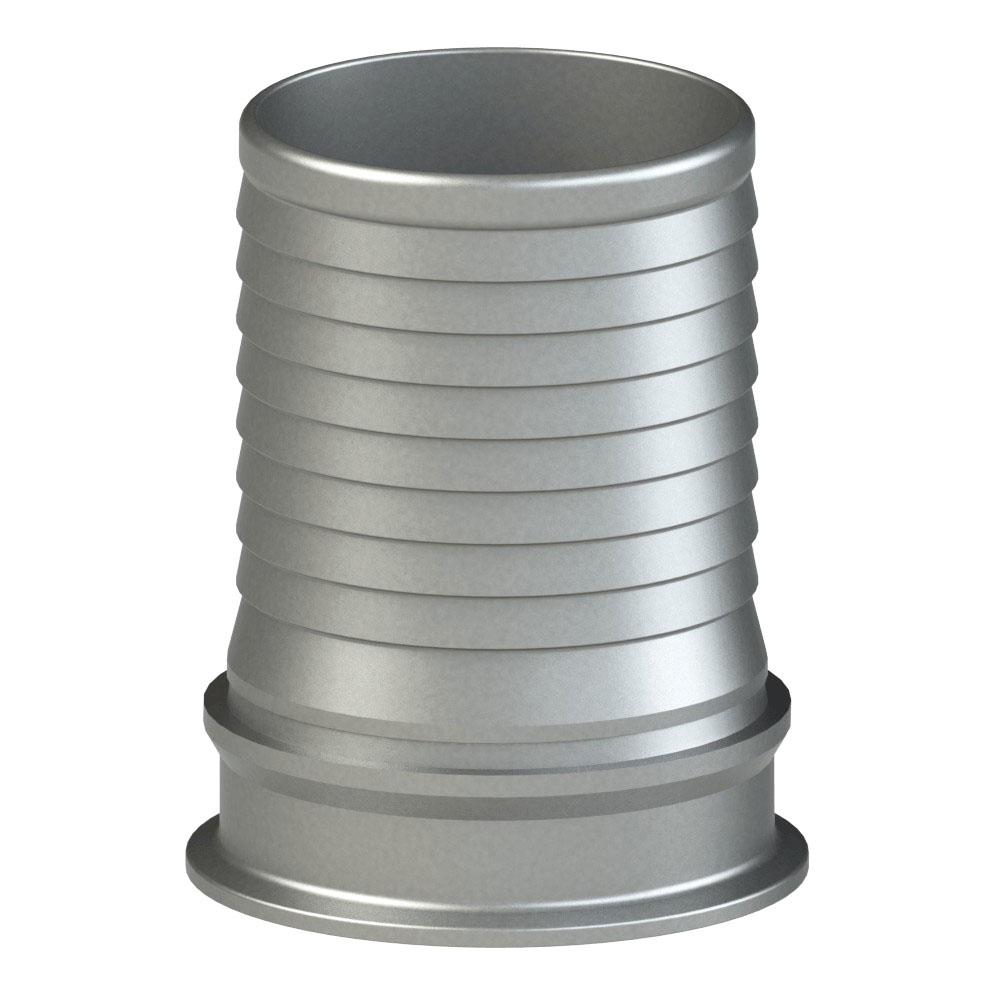 PT Coupling ProGrip 5761509 Internally Expanded Sanitary Tri-Clamp Body, 1-1/2 in Tri-Clamp x 1-1/2 in Hose Shank