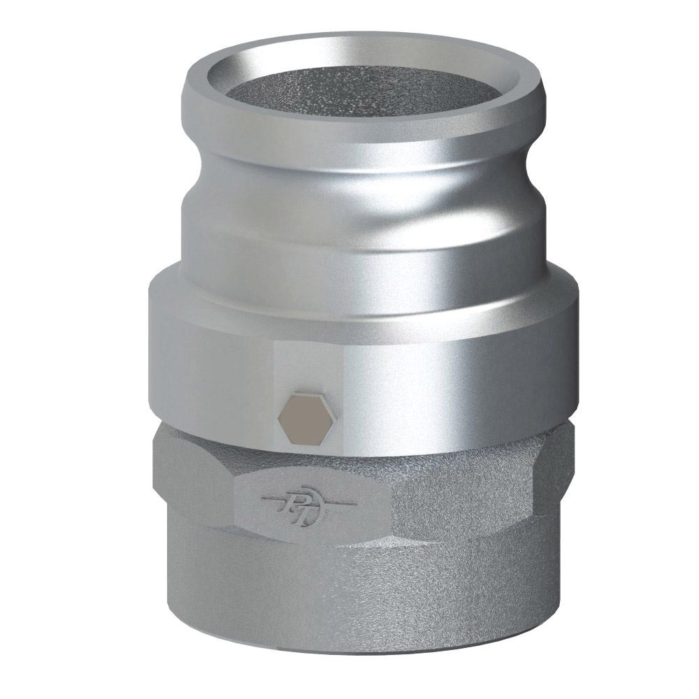 PT Coupling Versatile Swivel 60152000 360 deg Swivel Adapter with FKM Seal, 2 in Type A x 2 in FNPT, Aluminum