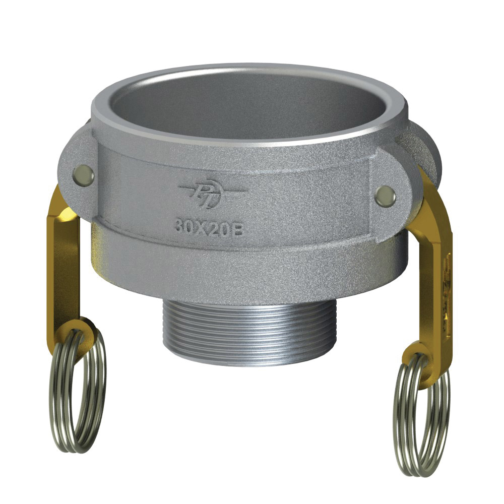 PT Coupling 6018000007 Reducer Coupler, 4 in Type B x 2 in MNPT, Aluminum