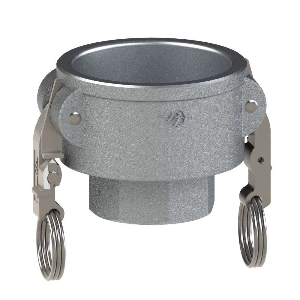 PT Coupling Sta-Lok II 60202015L2 Reducer Coupler, 2 in Type D x 1-1/2 in FNPT, Aluminum
