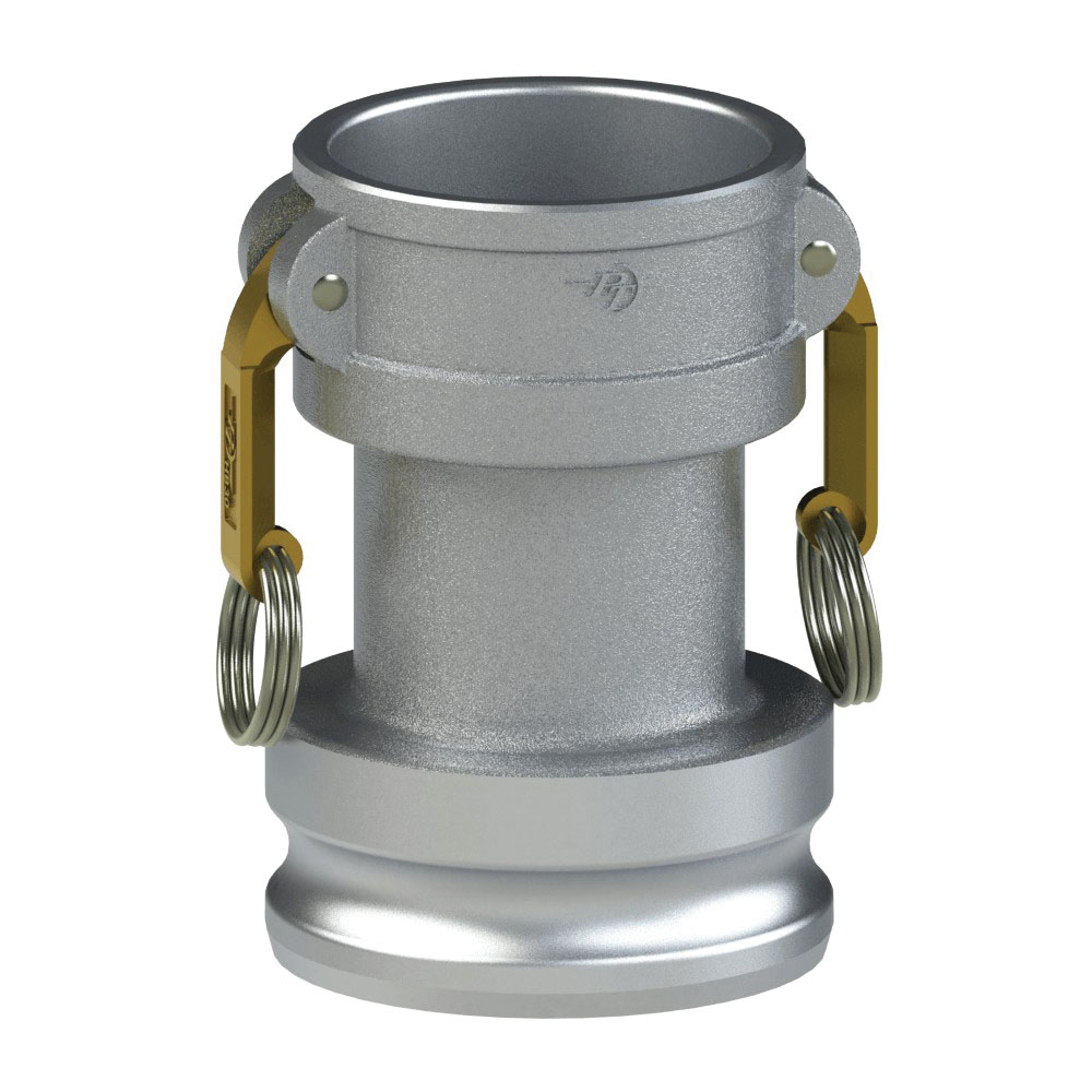 PT Coupling 6026000036 Pressure Safe Short Reducer, 4 in Coupler x 2 in Adapter, Aluminum