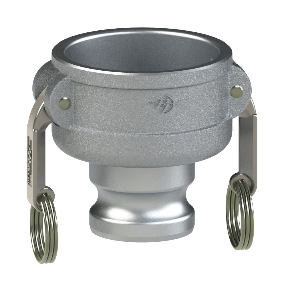 PT Coupling 60263020 Pressure Safe Short Reducer, 3 in Coupler x 2 in Adapter, Aluminum
