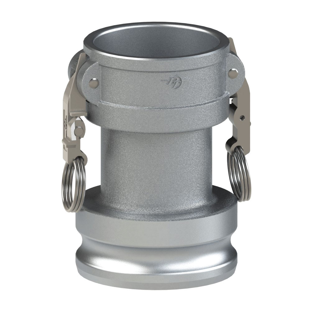 PT Coupling Sta-Lok II 60263040L2 Long Reducer, 3 in Coupler x 4 in Adapter, Aluminum