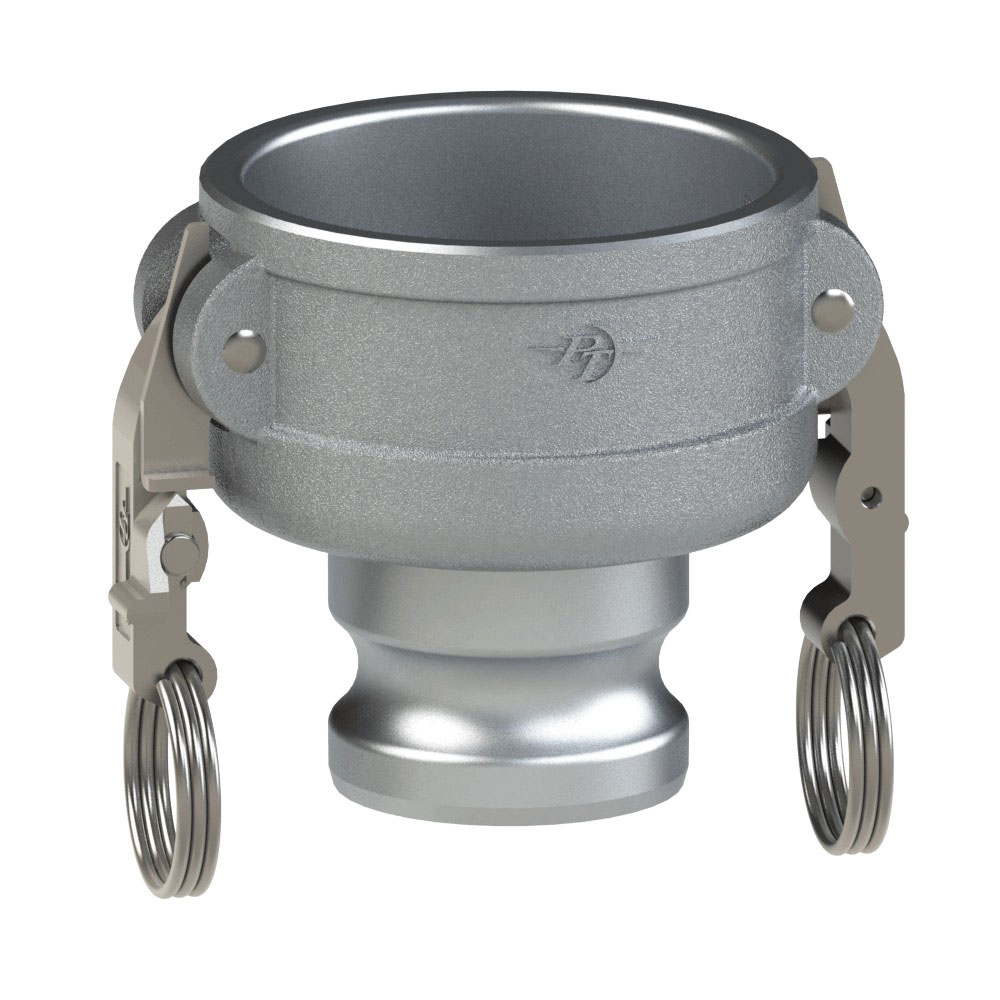 PT Coupling Sta-Lok II 60264030L2 Short Reducer, 4 in Coupler x 3 in Adapter, Aluminum