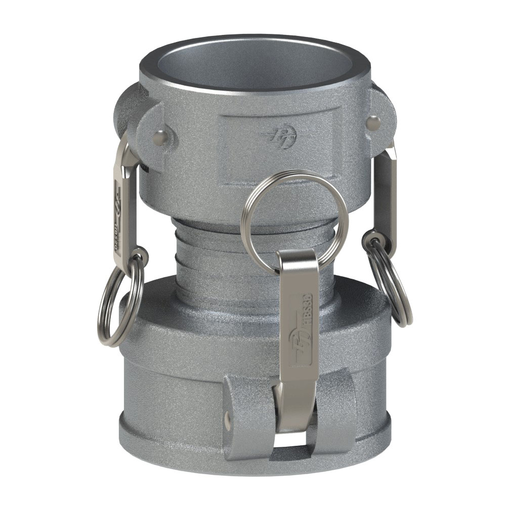 PT Coupling 60273020 Reducer Coupler, 3 in Coupler x 2 in Coupler, Aluminum