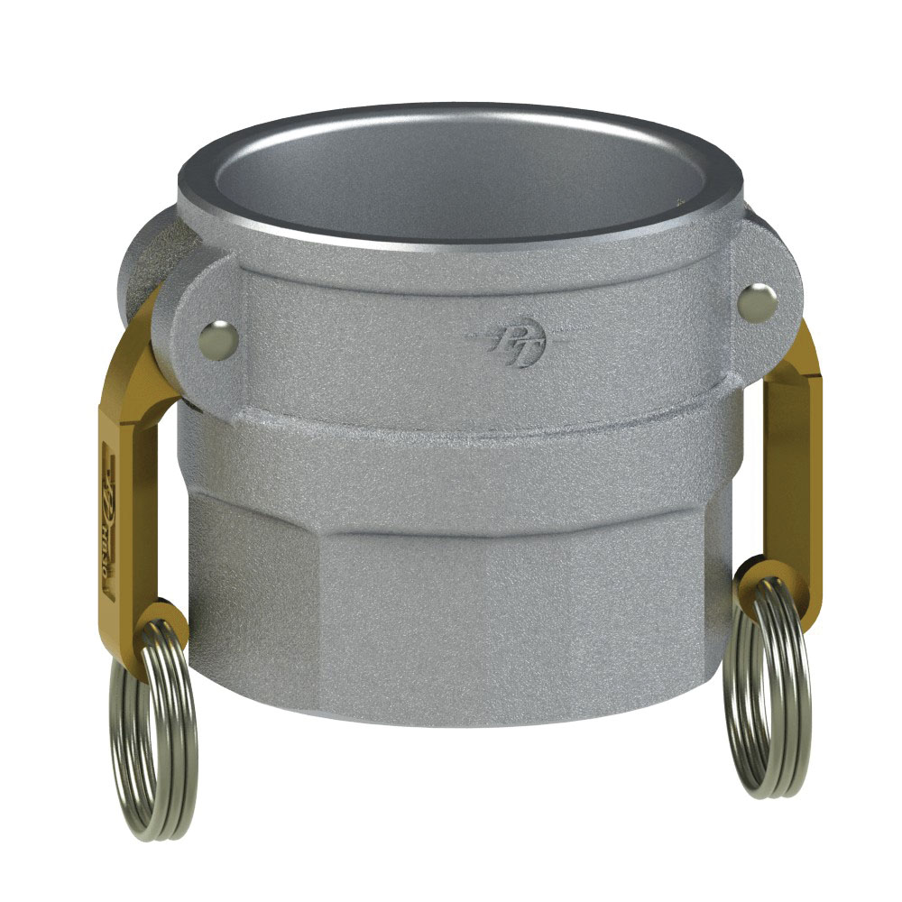 PT Coupling 606220021 Coupler, 2 in Coupler x 2 in Socket Weld, Aluminum