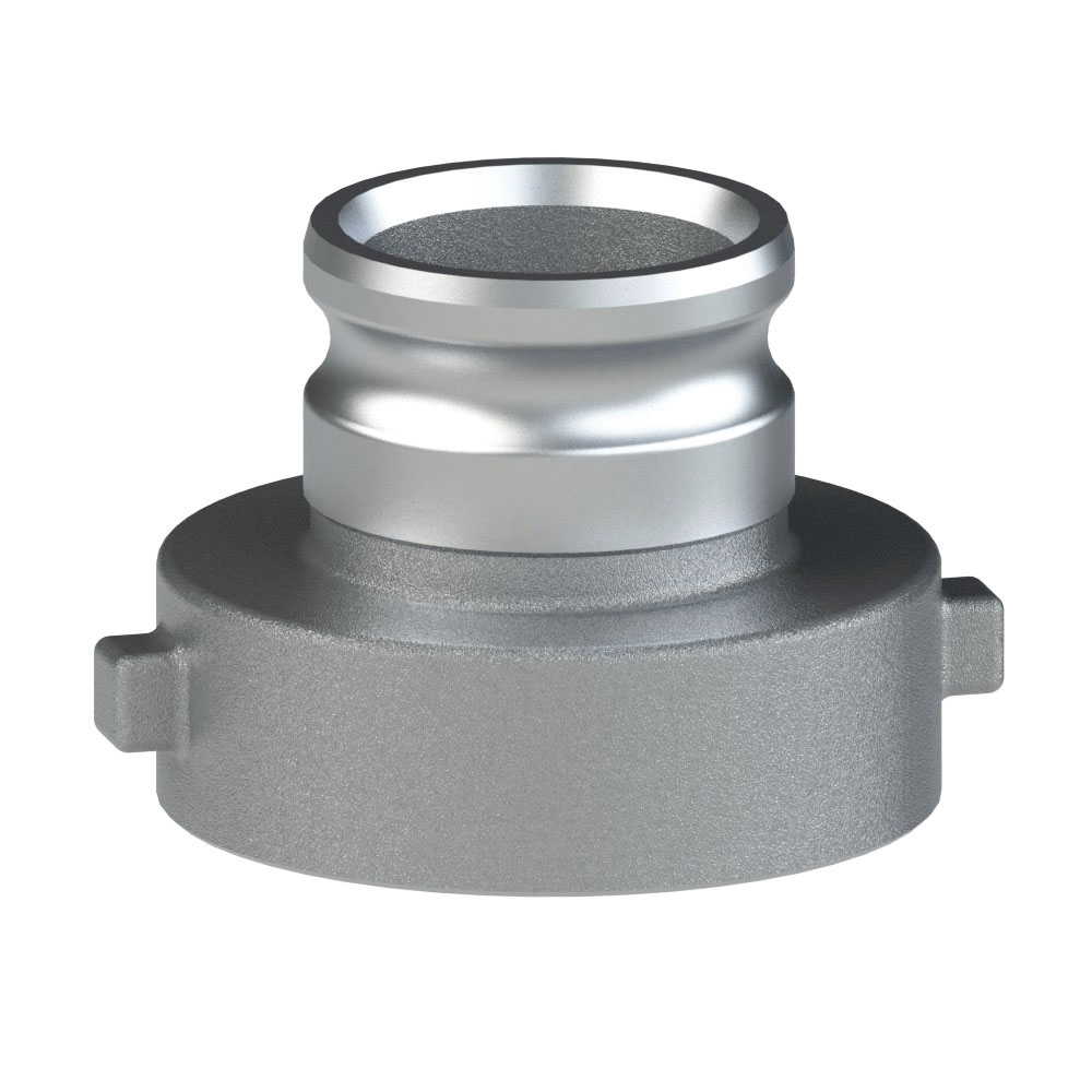 PT Coupling Safety Tank Solutions 60463050 Adapter with Buna-N Gasket, 3 in Adapter x 5 in Female Tank Car Threaded