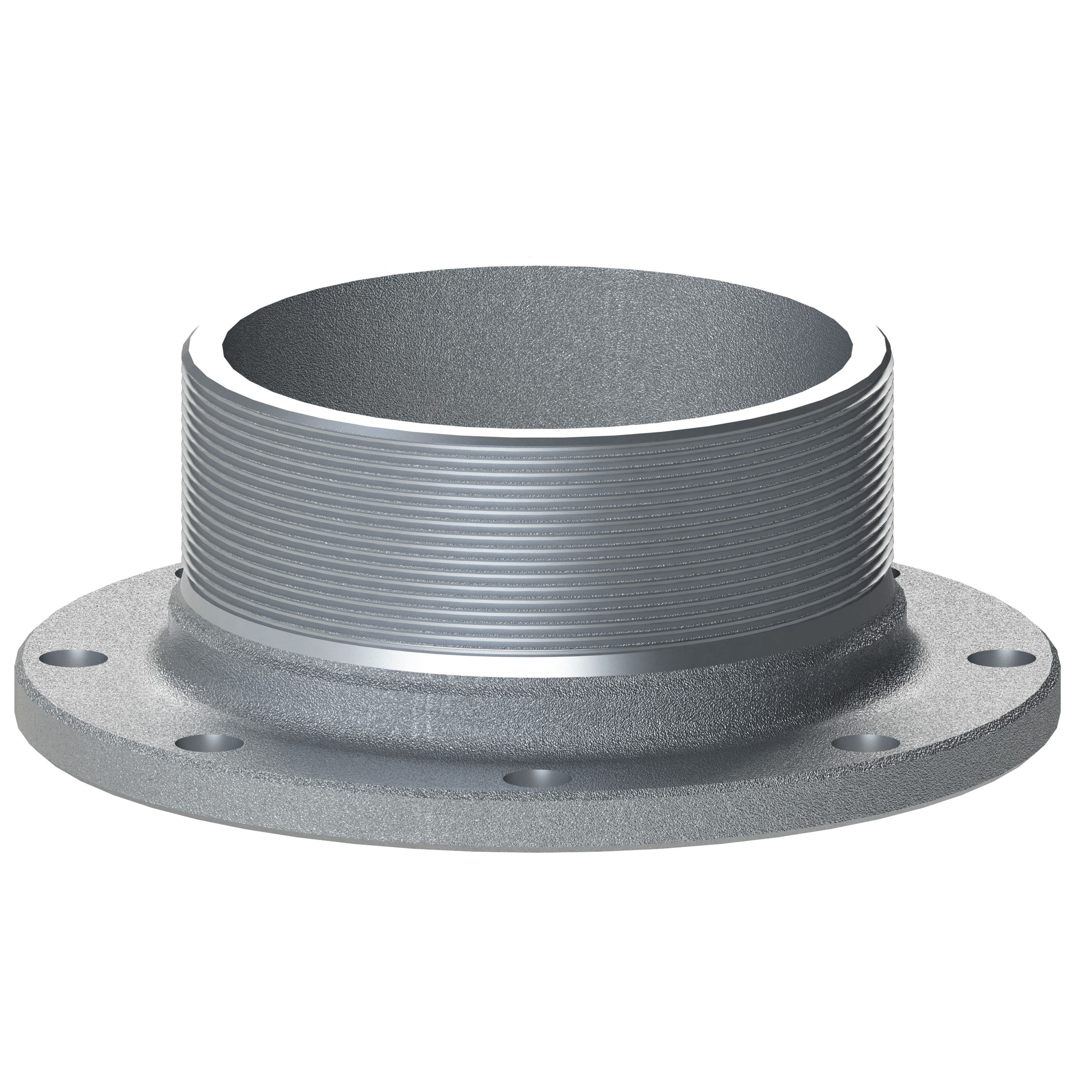 PT Coupling Safety Tank Solutions 60513000 Tank Truck Flange, 3 in MNPT x 3 in TTMA Flanged, Aluminum