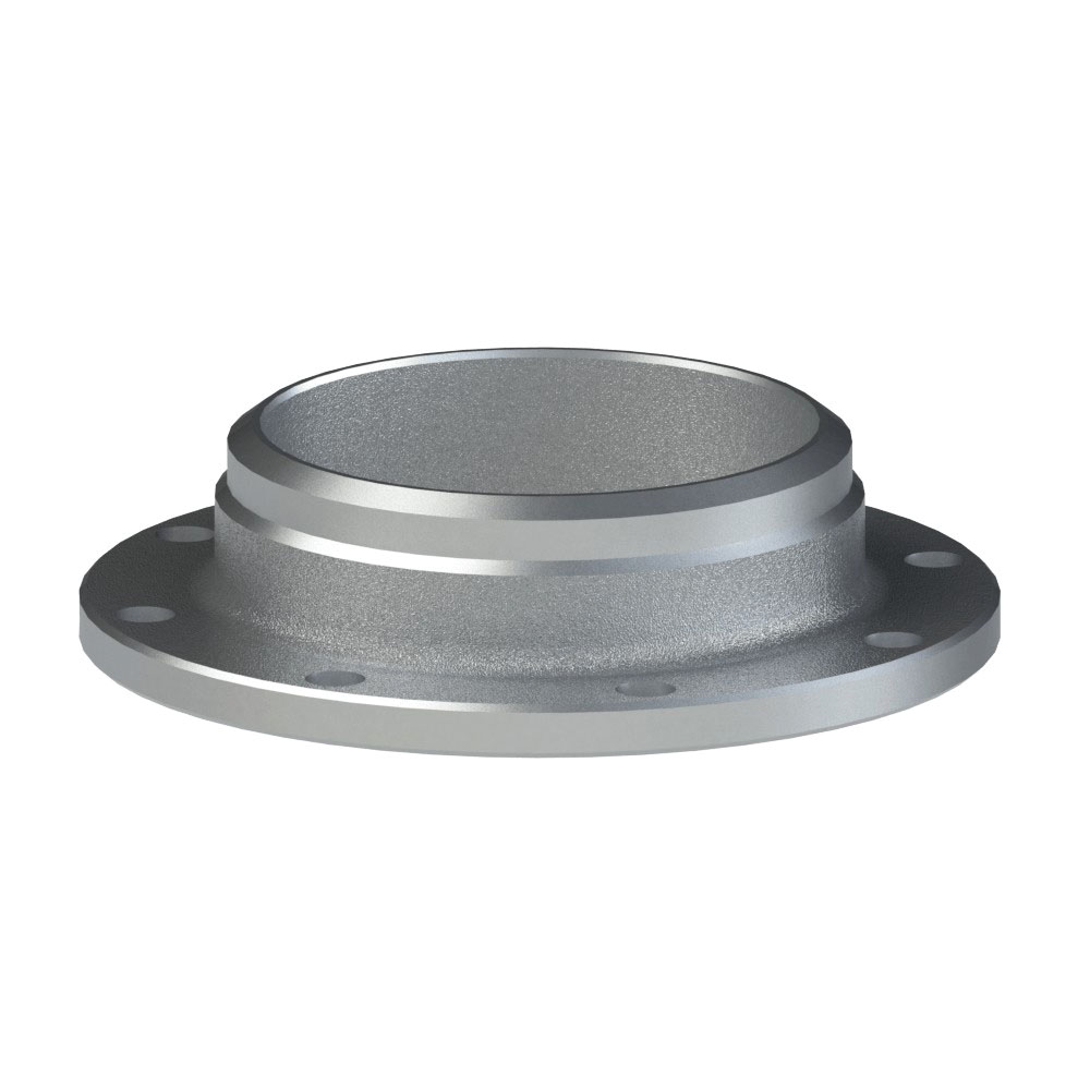 PT Coupling Safety Tank Solutions 60604024 Tank Truck Flange, 4 in Butt Weld x 4 in TTMA Flanged, Aluminum