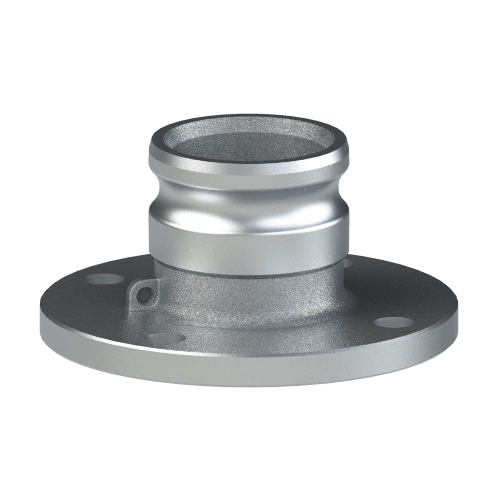 PT Coupling 60524009 Pipe Flange, 4 in Adapter x 4 in Flanged, Aluminum