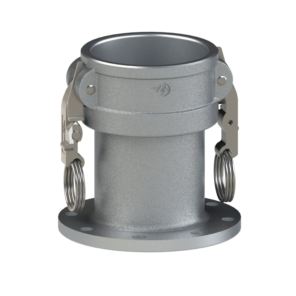 PT Coupling Safety Tank Solutions, Sta-Lok II 60584000L2 Tank Truck Flange, 4 in Coupler x 4 in TTMA Flanged