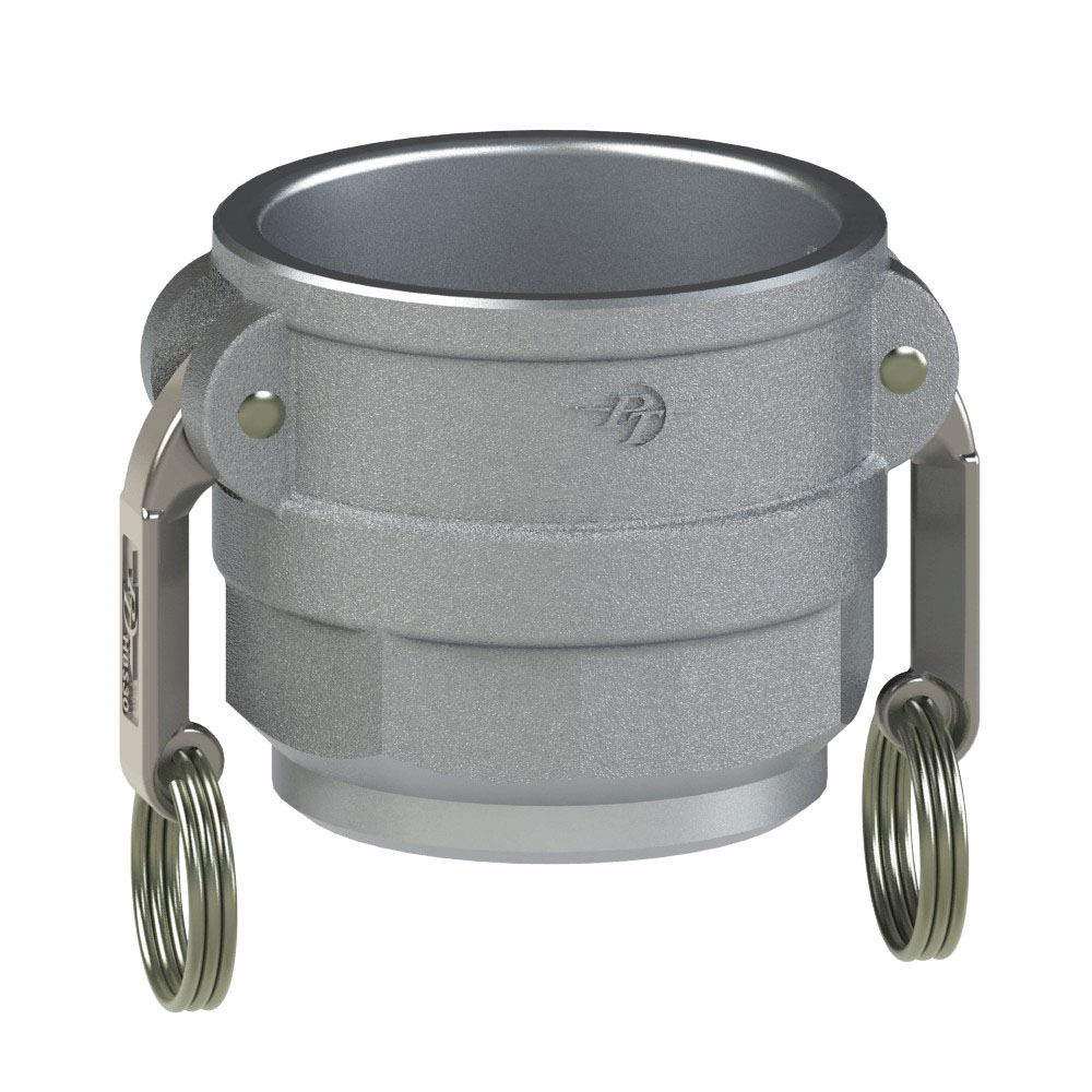 PT Coupling 60624018 Coupler, 4 in Coupler x 4 in Butt Weld, Aluminum
