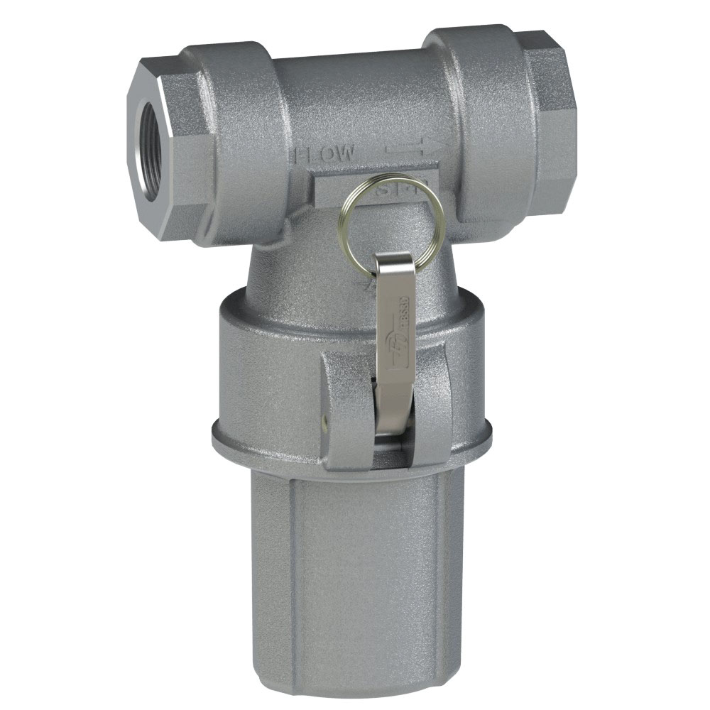 PT Coupling 60903020S T-Strainer with Bulb, 3 x 2 in Nominal, Coupler x FNPT, 80 Mesh