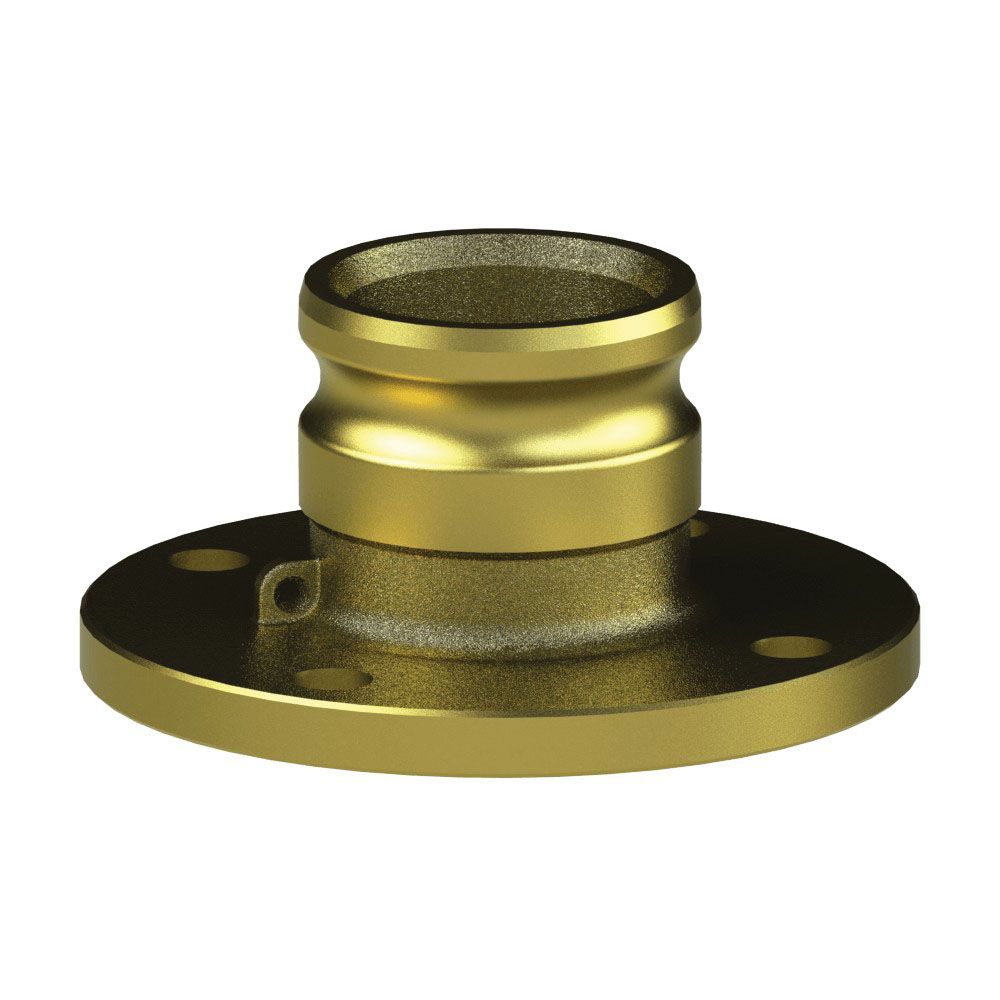 PT Coupling 62523000 Pipe Flange, 3 in Adapter x 3 in Flanged, Brass