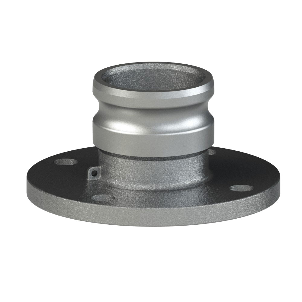 PT Coupling 64524000 Raised Face Pipe Flange, 4 in Adapter x 4 in Flanged, 316 Stainless Steel