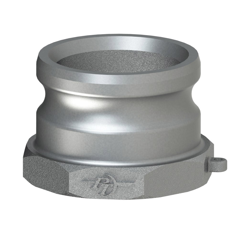 PT Coupling 1500120 Adapter, 2 in Type A x 2 in Female BSP Threaded, Stainless Steel