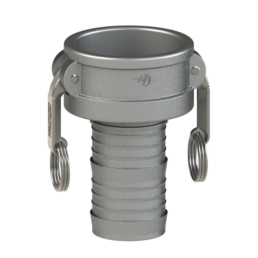 PT Coupling 64223025 Reducer Coupler, 3 in Type C x 2-1/2 in Hose Shank, 316 Stainless Steel