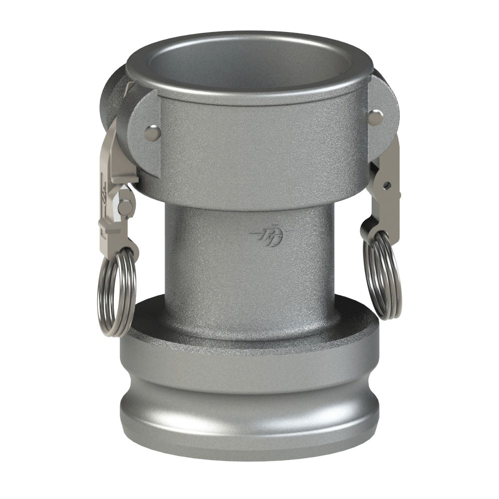 PT Coupling Sta-Lok II 64263020L2 Long Reducer, 3 in Coupler x 2 in Adapter, 316 Stainless Steel