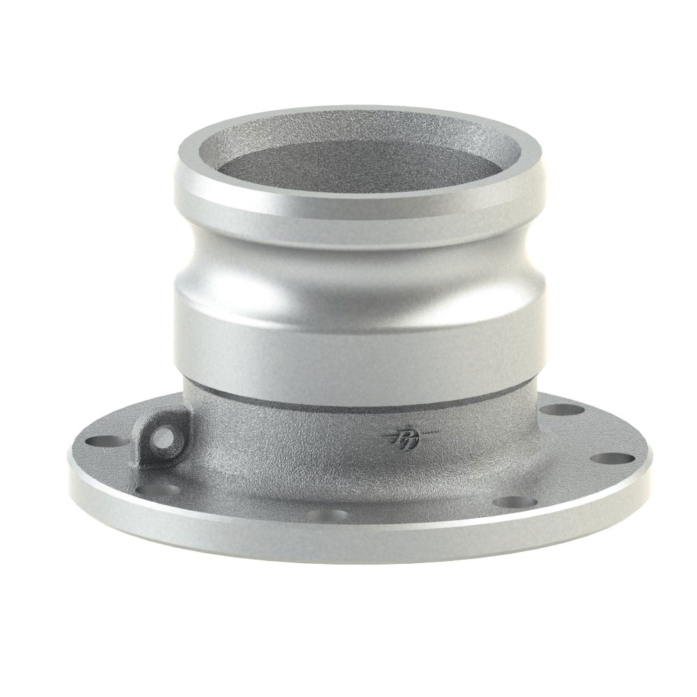 PT Coupling Safety Tank Solutions 64563000 Tank Truck Flange, 3 in Adapter x 3 in TTMA Flanged, Stainless Steel