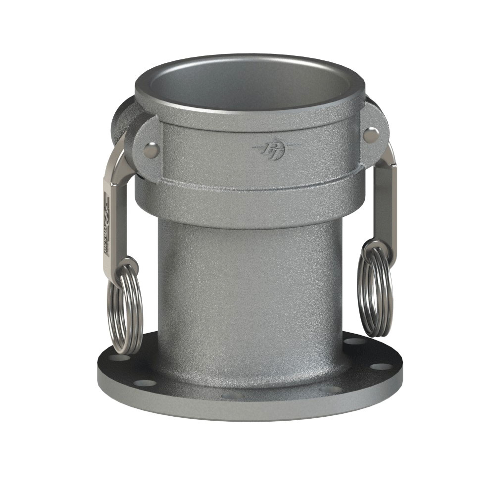 PT Coupling Safety Tank Solutions 64583000 Tank Truck Flange, 3 in Coupler x 3 in TTMA Flanged, Stainless Steel