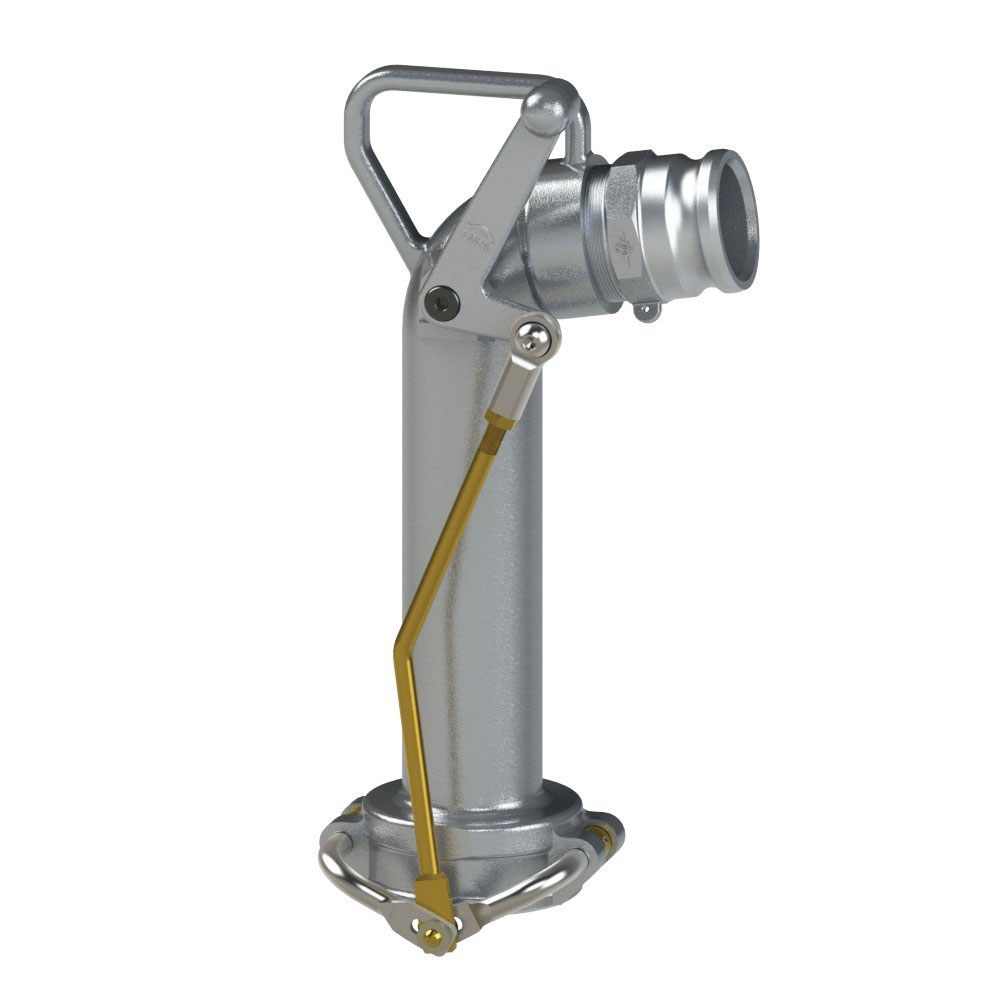 PT Coupling Safety Tank Solutions 86003100 Ultimate Vapor Recovery Elbow Complete Assembly, Aluminum