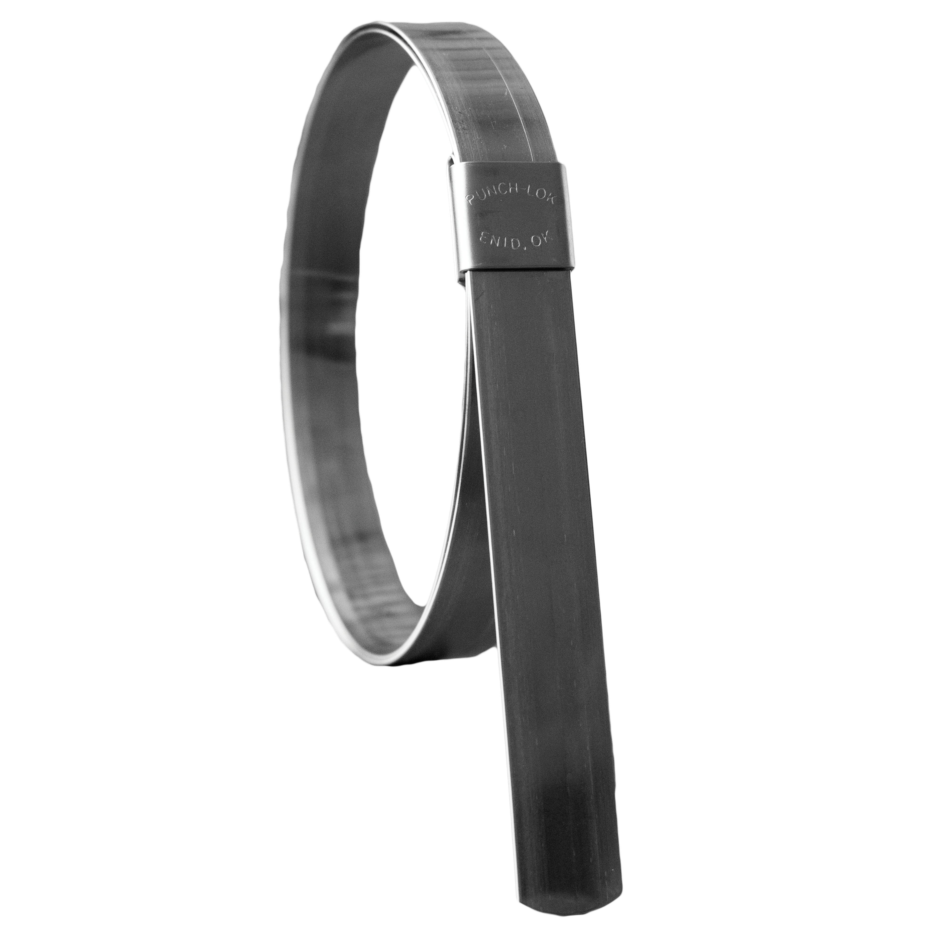 PT Coupling Punch-Lok P103200 Preformed Hose Clamp, 8 in Clamp ID, 5/8 in Width, Carbon Steel, Pack of 50