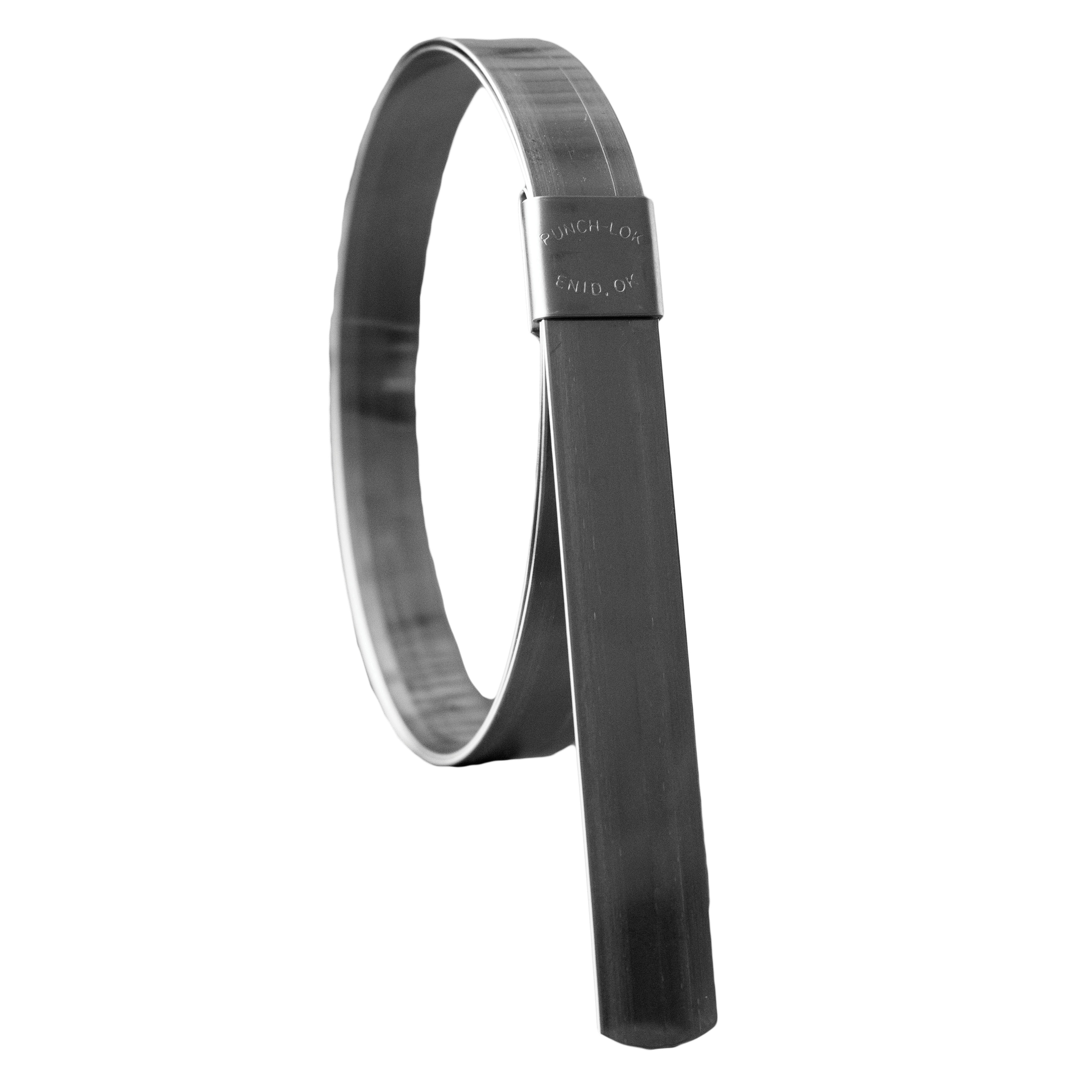 PT Coupling Punch-Lok P110800 Preformed Hose Clamp, 2 in Clamp ID, 5/8 in Width, 201 Stainless Steel, Pack of 100