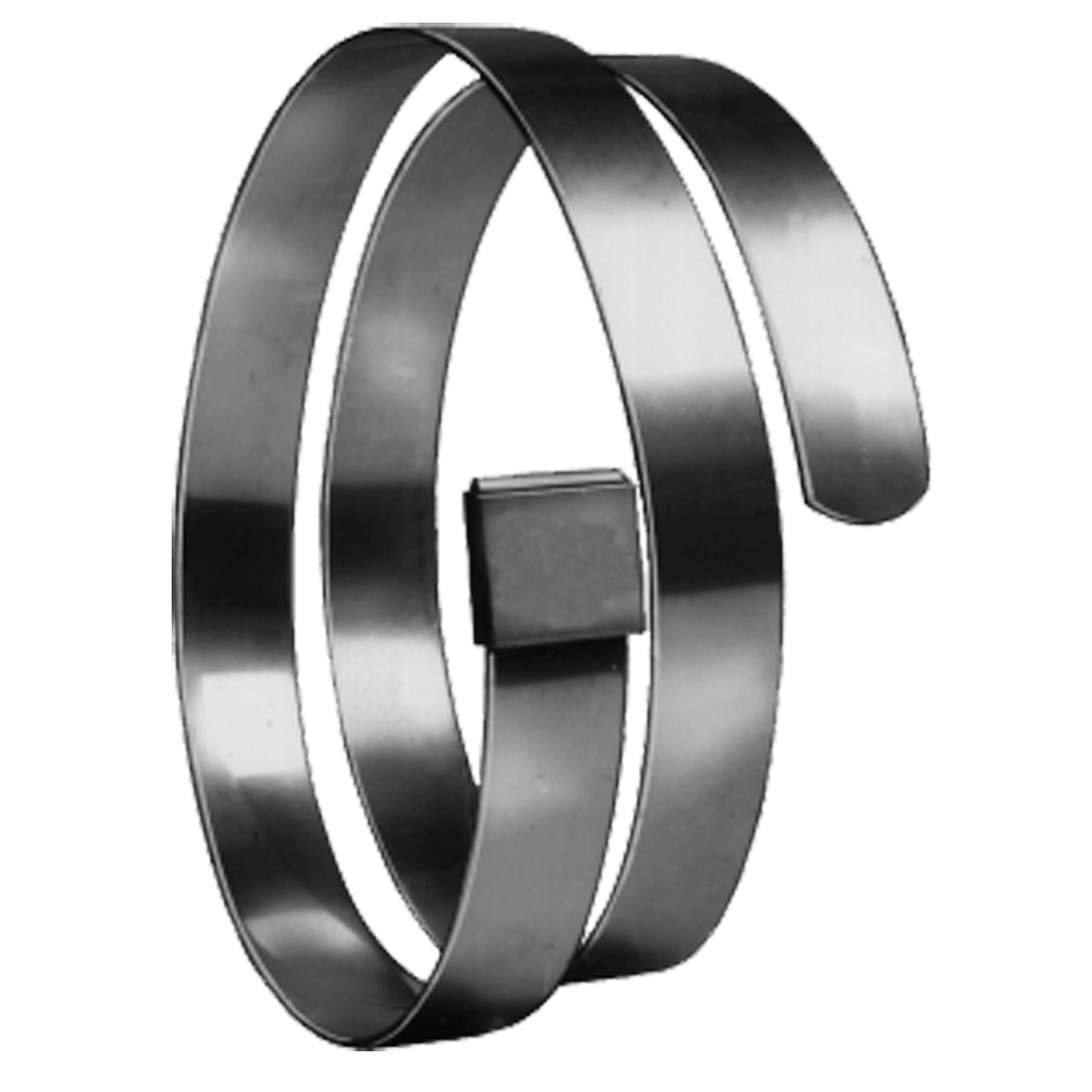 PT Coupling Punch-Lok P144000 Open End Clamp, 10 in Clamp ID, 5/8 in Width, 201 Stainless Steel, Pack of 25