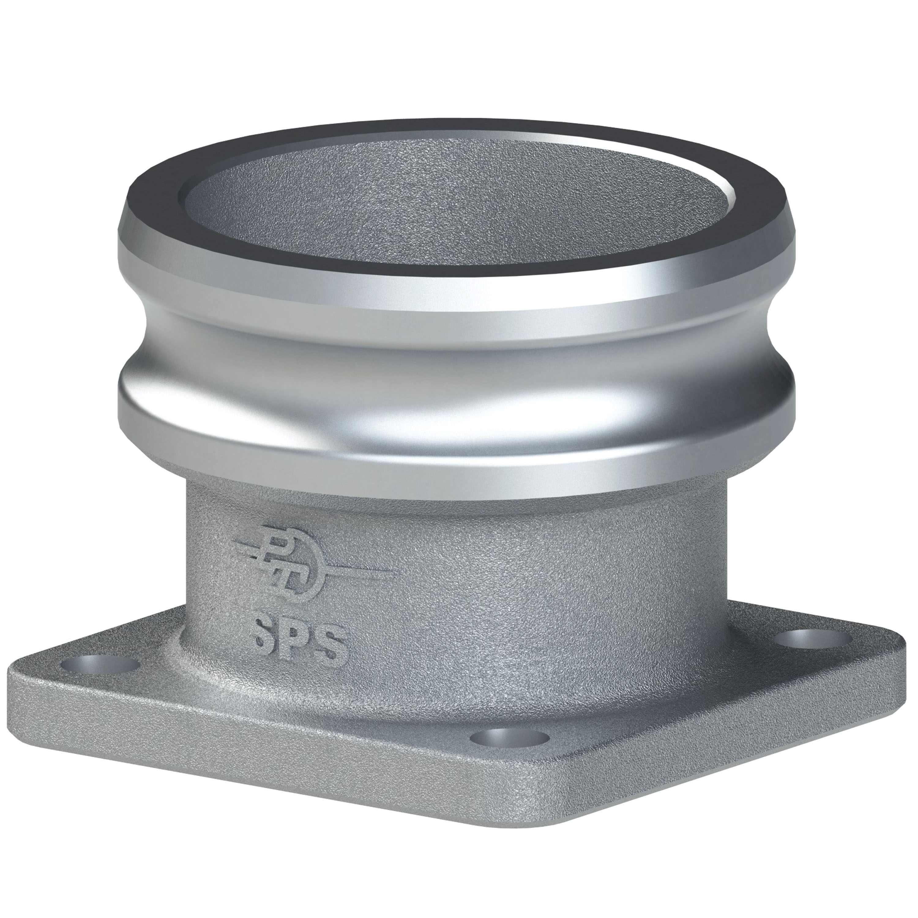PT Coupling Safety Tank Solutions SPS100417 Pipe Flange, 3 in Flanged x 4 in Adapter