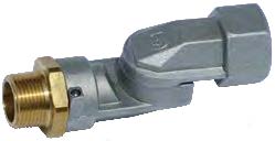 PT Coupling Safety Tank Solutions 780061 Dual Plane Nozzle Swivel, 3/4 in MNPT x 3/4 in FNPT, Aluminum