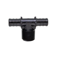 1/2in X 1/2in X 1/2 Male NPT Poly PEX Branch Tee