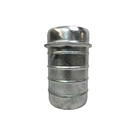 Male RingLock x Hose Tail with Barbs - Galvanized Steel