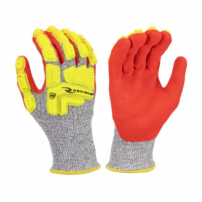 Cut Protection Level A5 Sandy Foam Nitrile Coated Glove