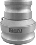 Type SA Male Adapter x Male Adapter - Aluminum