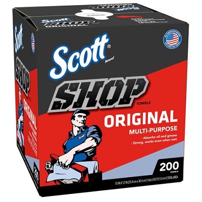 Scott Blue Shop Towels - 200 Count