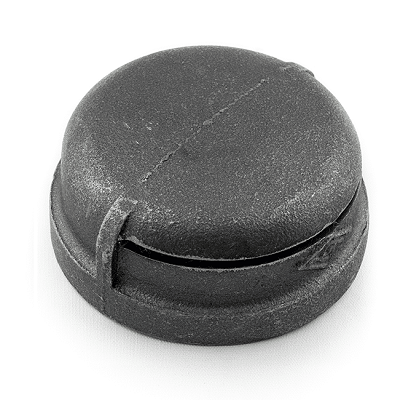 Slotted Pipe Cap - Aluminum or Stainless Steel