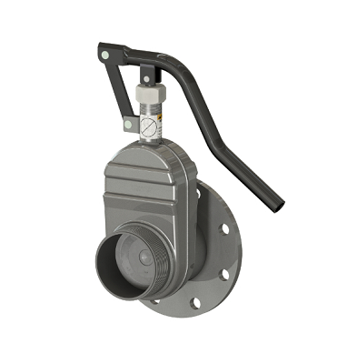 Betts Steel Sliding Gate Valve - ANSI Flange x MNPT