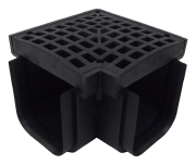 POLYLOK HEAVY DUTY TRENCH DRAIN 90 DEGREE UNIT