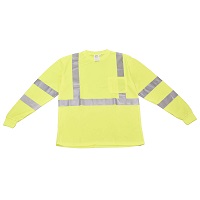 COR-BRITE Class 3 Lime Long-Sleeve Shirt