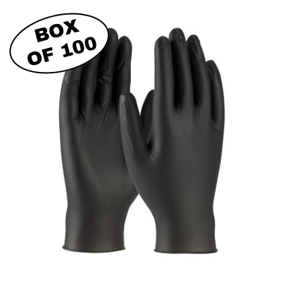 5 Mil Nitrile Black Disposable Glove - Powder Free