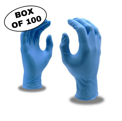 4 Mil Nitrile Blue Disposable Glove - Powder Free