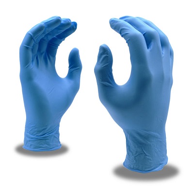 4 Mil Nitrile Blue Disposable Glove, Powder-Free