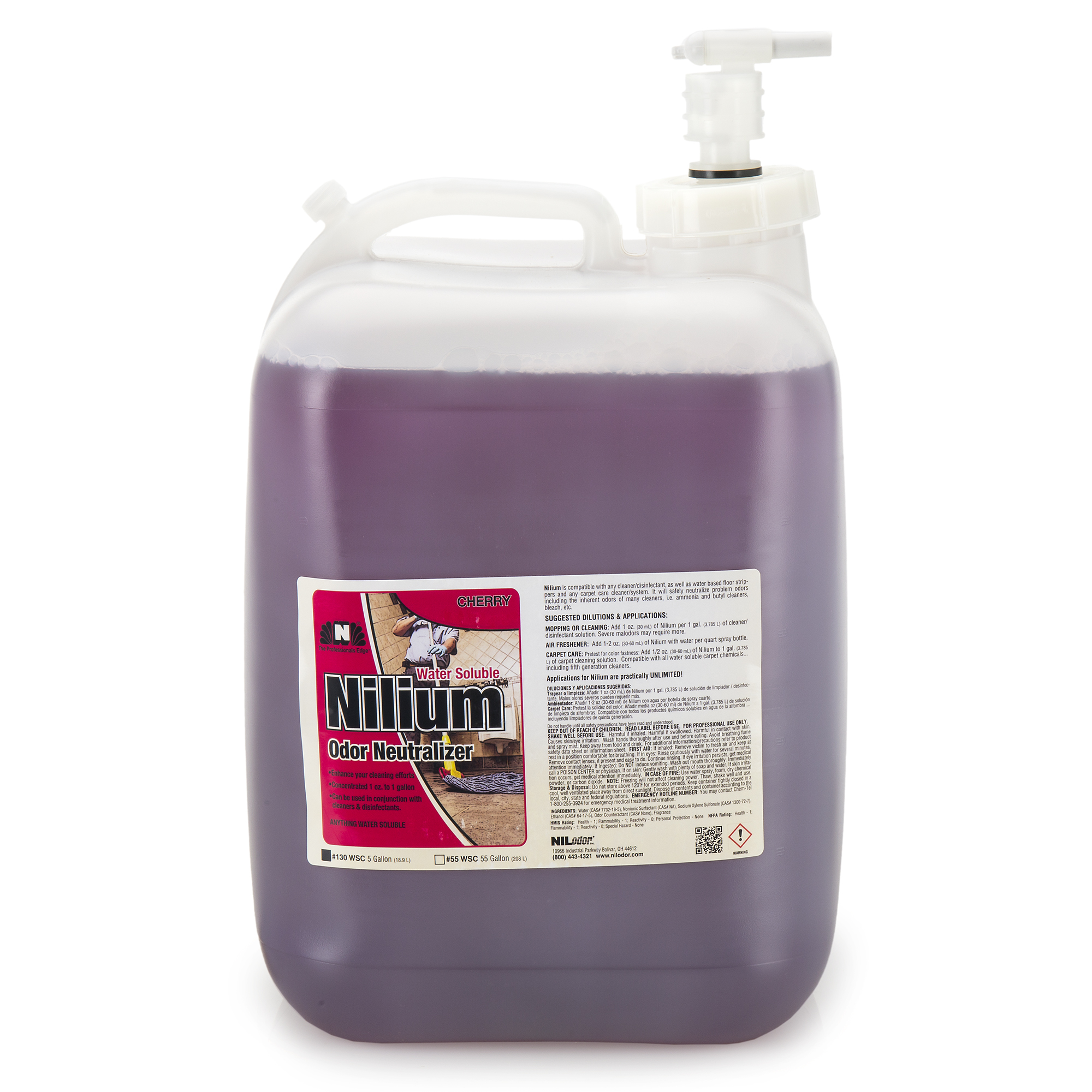 5 GAL. PORTA-TOILET WASHDOWN, CHERRY SCENT