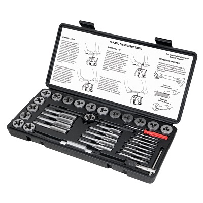 40 pc. SAE Tap & Die Set