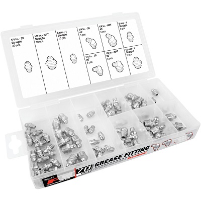 70 pc. Grease Fitting Assortment