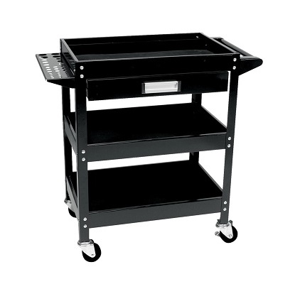3 Shelf Utility Cart with Drawer