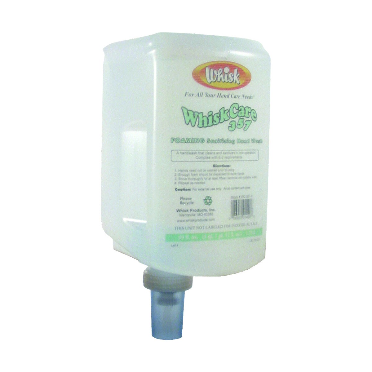 WhiskCare 357 E-2 Foam Soap, Foam, 1.75L, case of 6
