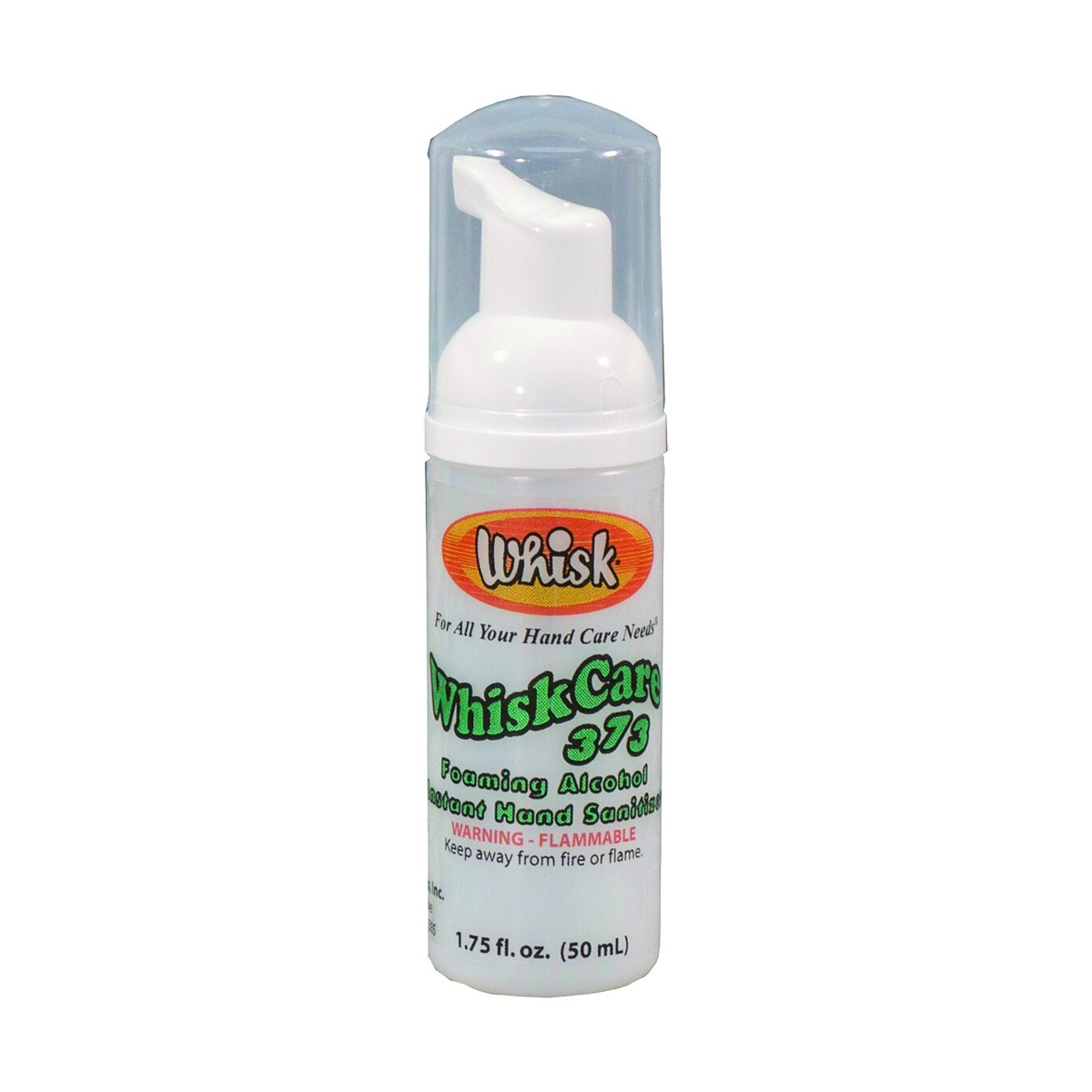 WhiskCare 373 Foaming Alcohol Instant Hand Sanitizer, Foam, 50mL, case of 24